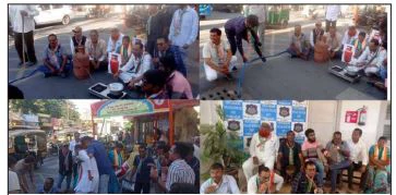 પોરબંદર કોંગ્રેસના આગેવાનો મોદી ચીંધ્યા માર્ગે !  ગટરમાં નળી નાખીને ગેસ ઉત્પન્ન કરી ખીચડી પકાવી !