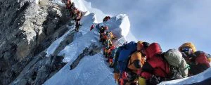 Three Indians among record Everest summit of 274 climbers