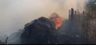 राजस्थान: शॉर्ट सर्किट से लगी भीषण आग, पलभर में कई परिवारों का आशियाना जलकर राख