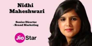 Nidhi Maheshwari elevated to Senior Director - Brand Marketing at JioStar