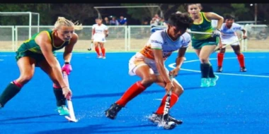 India U-18 Women's Hockey Team Defeats Australia 4-1 to Conclude Series on a High