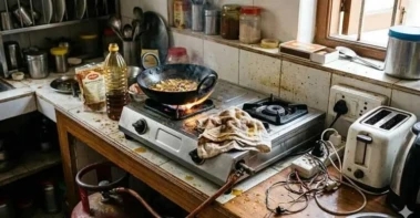 রান্নাঘরে আগুনের ঝুঁকি বাড়ায় যেসব সাধারণ জিনিস, দেখেনিন কি কি?