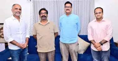 मुख्यमंत्री हेमंत सोरेन से मिले अजीम प्रेमजी फाउंडेशन के सीईओ अनुराग बेहर