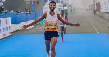 ಸೌಂಡ್ ರನ್ನಿಂಗ್ ಟ್ರ್ಯಾಕ್ ಫೆಸ್ಟ್ | 5,000 ಮೀಟರ್ ಓಟ: ರಾಷ್ಟ್ರೀಯ ದಾಖಲೆ ಮುರಿದು ಬೆಳ್ಳಿ ಗೆದ್ದ ಗುಲ್ವೀರ್ ಸಿಂಗ್