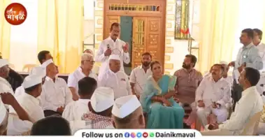 धामणे येथे साखर कारखान्याच्या वतीने 'संचालक आपल्या दारी' मार्गदर्शन मेळावा संपन्न