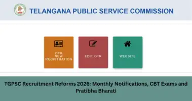 TGPSC Recruitment Reforms 2026: Monthly Notifications, CBT Exams and Pratibha Bharati