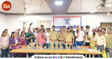 Khopoli News : हरवलेले मोबाईल पुन्हा हातात ; खोपोली पोलिसांच्या प्रयत्नांना यश, ४० नागरिकांच्या चेहऱ्यावर आनंद