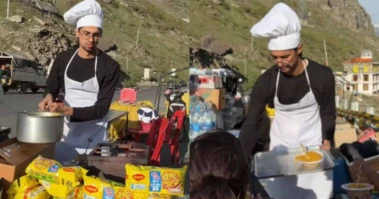 Viral Video Shows Delhi Content Creator Selling Maggi In Hills For One Day, His Earnings Shock Internet