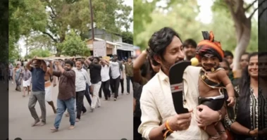 ஹிட் கொடுத்த கருப்பு படம்...!! கருப்பனுக்கு 18 அடியில் பிரம்மாண்ட காணிக்கை.. மாஸ் காட்டிய இயக்குனர் ஆர். ஜே. பாலாஜி..!