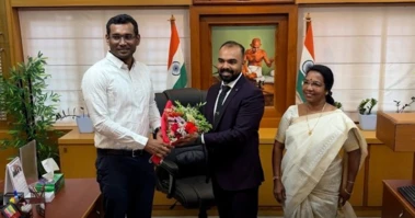 പി വിഷ്ണുരാജ് കണ്ണൂര്‍ ജില്ലാ കലക്ടറായി ചുമതലയേറ്റു
