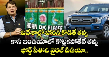 విదేశాల్లో హారన్ కొడితే తప్పు.. కానీ ఇండియాలో కొట్టకపోతేనే తప్పు..: ఫోర్డ్ సీఈఓ వైరల్ వీడియో..