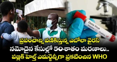 ప్రపంచాన్ని వణికిస్తున్న ఎబోలా వైరస్.. నమోదైన కేసుల్లో 50శాతం మరణాలు.. పబ్లిక్ హెల్త్ ఎమర్జెన్సీగా ప్రకటించిన WHO