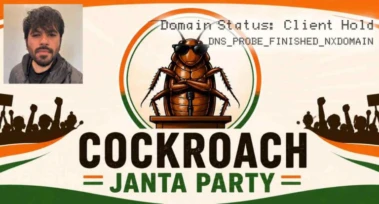 Cockroach Janta Party founder claims the government blocked the party's website, but technical analysis of the site suggests he is lying
