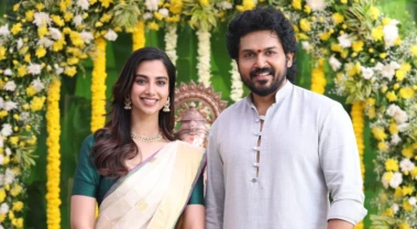 கார்த்தி - மீனாட்சி சௌத்ரி நடிக்கும் புதிய படத்தின் பூஜை புகைப்படங்கள்