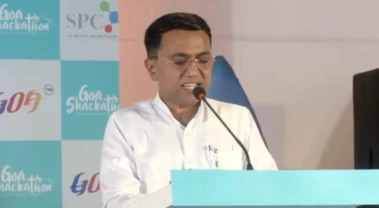 CM Sawant Highlights Goa's 'Work-From-Beach' Vision At Shackathon