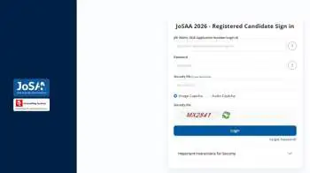 JoSAA counselling registration 2026 portal opens; key things students should know