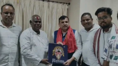 Sanjay Singh's Spiritual Visit to Puri: AAM AADMI PARTY's Strategy for Upcoming Elections