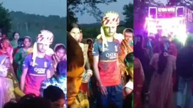 'कोहली के बिना कुछो ना!' RCB फैन की अनोखी बारात ने इंटरनेट पर मचाई धूम, VIDEO देख छूट जाएगी हंसी