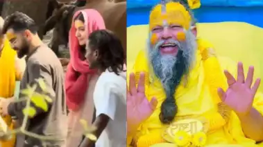 'राधे-राधे' बोलते दिखे विराट-अनुष्का, IPL ट्रॉफी जीतते ही पहुंचे प्रेमानंद महाराज से आशीर्वाद लेने [VIDEO]