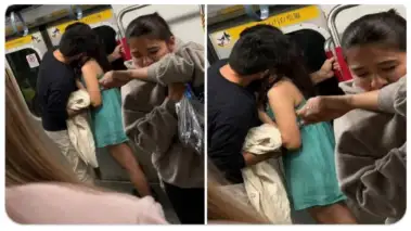 "காதலன் நினைவா.. இல்ல சைக்கோ தனமா?".. ஓடும் ரயிலில் காதல் ஜோடியைப் பார்த்து வெறிபிடித்த இளம் பெண்.. வைரலாகும் பகீர் சம்பவம்..!!