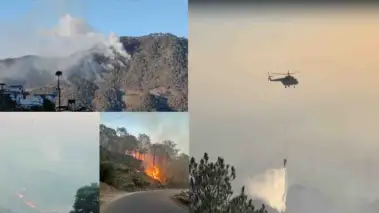 Himachal Forest Fire: बढ़ती गर्मी के बीच हिमाचल के जंगलों में आग की घटनाएं तेजी से बढ़ी, कसौली में वायुसेना के हेलीकॉप्टरों ने संभाला मोर्चा