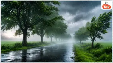 UP Weather Update: यूपी में आज इन जिलों में होगी भीषण बारिश. मौसम विभाग ने जारी की चेतावनी