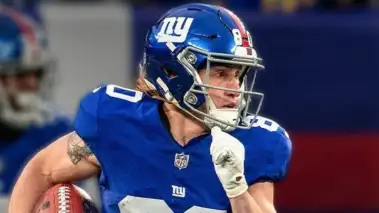 Gunner Olszewski injury update: Giants WR carted off during OTAs; torn Achilles suspected