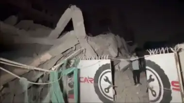 Several people feared trapped after five-storey building collapses in South Delhi's Saket amid heavy rainfall