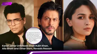 Karan Johar Unfollows Shah Rukh Khan, Alia Bhatt and Other Stars, Reveals Reason