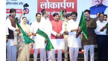 इंदौर में डिस्ट्रिक्ट ड्रोन यूनिट और इंदौर ट्रैफिक साथी एप का मुख्यमंत्री ने किया शुभारंभ