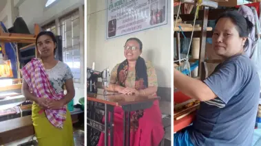 Threads of resilience: Meitei and Kuki women battle despair through weaving in relief camps