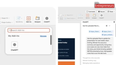 OpenAI expands ChatGPT with PowerPoint editing capabilities