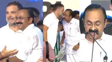 ಪ್ರಮಾಣ ವಚನ ವೇಳೆ ವಂದೇ ಮಾತರಂ ಹಾಡುವಾಗ ಕುಳಿತಿದ್ದ ಕೇರಳ ನೂತನ CM! ಎಚ್ಚೆತ್ತು ಎಚ್ಚರಿಸಿದ ರಾಹುಲ್ ಗಾಂಧಿ