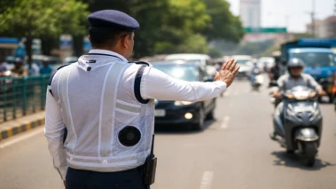 'AC Jacket' for Traffic Cops: Built-In Fan Gives Relief From Scorching Heat