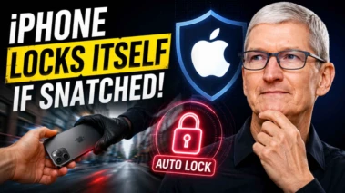 Your iPhone may soon detect if it has been snatched and lock itself automatically