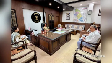 दफ्तरी समय में बदलाव : सुबह 7:25 बजे दफ्तर पहुंचे आशिका जैन