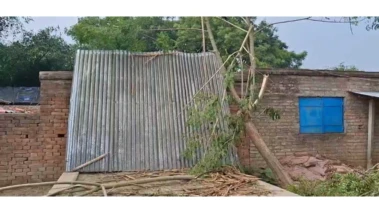 ভূতনির অশোকনগরে কালবৈশাখীর তাণ্ডব! প্রাণ বাঁচাতে চৌকির নিচে ঢুকলেন বাসিন্দারা