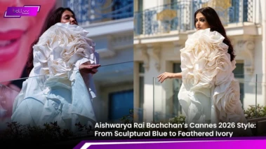 Aishwarya Rai Bachchan's Cannes 2026 Style: From Sculptural Blue to Feathered Ivory