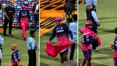 राजस्थान रॉयल्स के वैभव सूर्यवंशी का मजेदार पल हुआ वायरल
