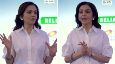 Nita Ambani channels simplicity and elegance with her dress at special ESA match day | See video