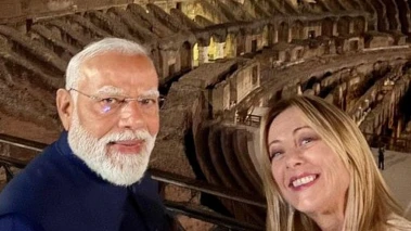 'Welcome to Rome': Giorgia Meloni greets 'friend' PM Modi as he arrives in Italy, shares selfie from Colosseum