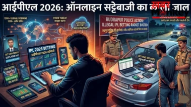 IPL में सट्टेबाजी का बड़ा जाल: 1200 से ज्यादा फर्जी वेबसाइट एक्टिव, उत्तराखंड में दिल्ली का सटोरिया गिरफ्तार