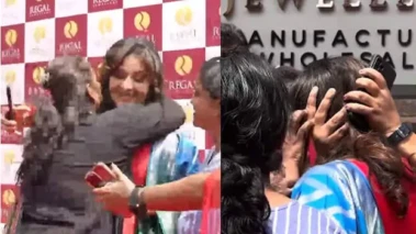 "I did it because I love her": Fan defends forced kiss on Manju Warrier as Social Media fumes