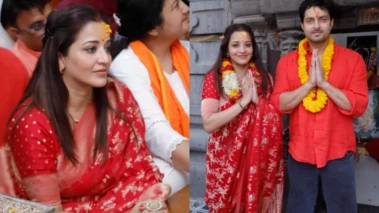 महाकाल मंदिर पहुंची भोजपुरी एक्ट्रेस मोनालिसा, नंदी हॉल से की पूजा अर्चना