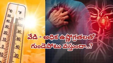 High Temperatures : హీట్‌వేవ్ సమయంలో జాగ్రత్త.. అధిక ఉష్ణోగ్రతలు గుండెకు ముప్పు..!