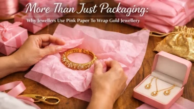 More Than Just Packaging: Why Jewellers Use Pink Paper To Wrap Gold Jewellery?