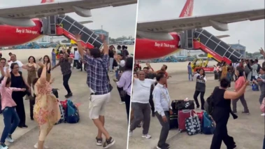 Harmless Fun or...? Indian Tourists Face Backlash For Performing Garba On Vietnam Runway | WATCH