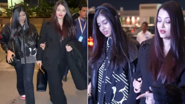 From Mumbai Airport To Cannes: Aishwarya Rai Bachchan, Aaradhya Twin In Stylish Black Looks
