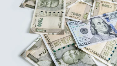 Rupee rises 76 paise to close at 95.60 against US dollar