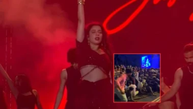 Jasmine Sandlas Halts Her Dehradun Concert After Barricade Collapse, Video Goes Viral